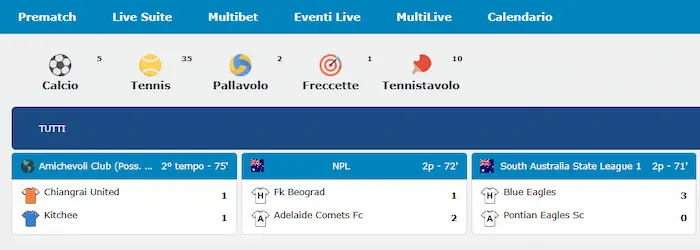 StarVegas Casino live-sport