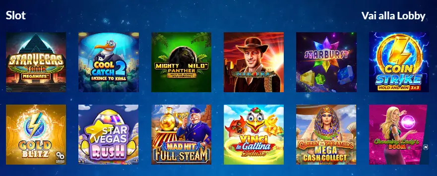 StarVegas Login Giochi